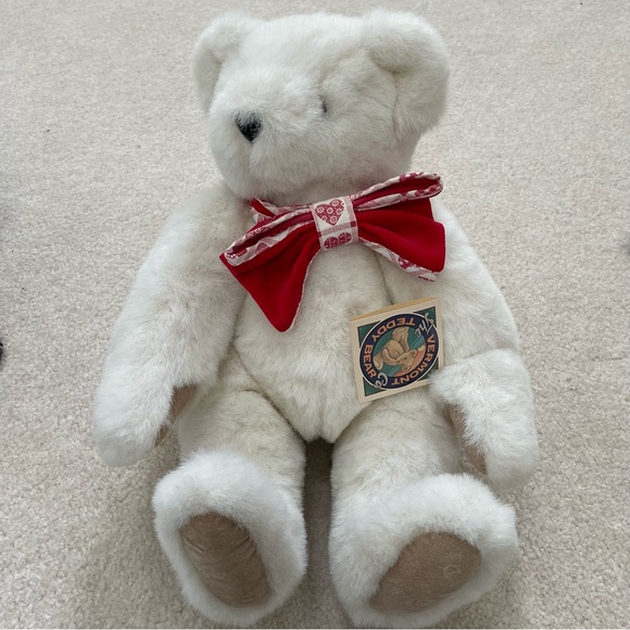 Vintage Vermont Teddy Love Bear 1995 - New with Tags ❤️ - Picture 9 of 14